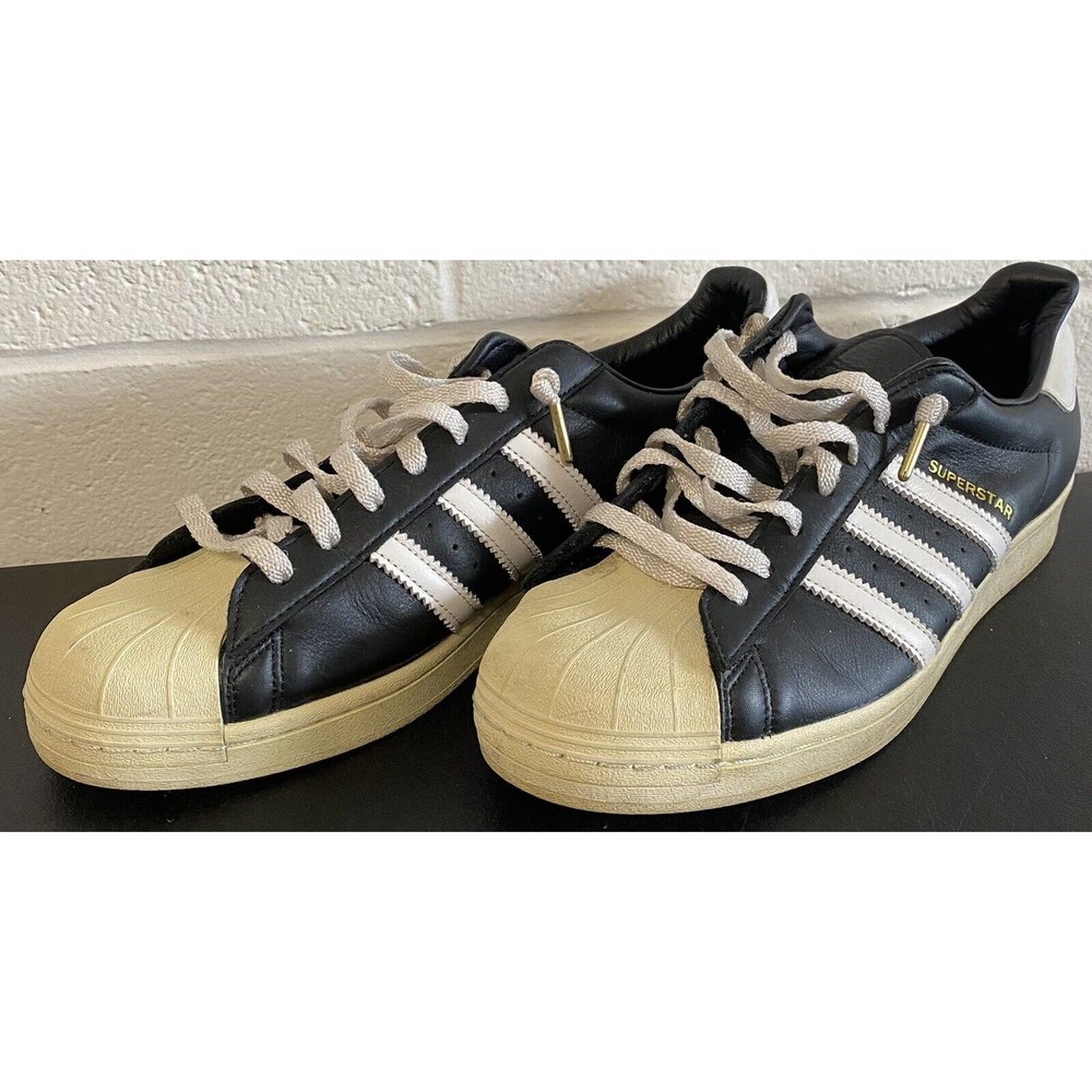 Adidas Superstar Men's Sneakers Size 13 Black/White ART# FV2832 Rare